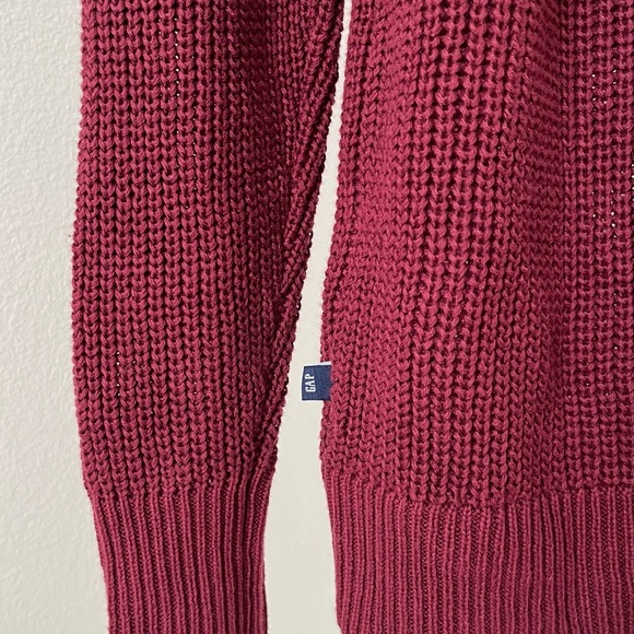 *NWT* GAP Women's Deep Burgundy Cardigan Sweater (Sz M) - Picture 7 of 9